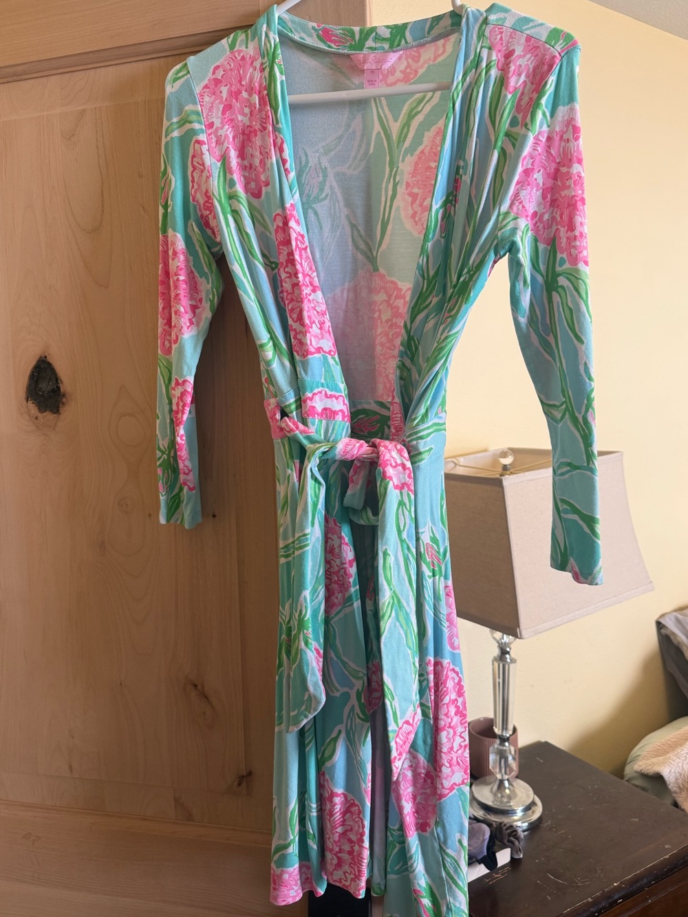 Lilly Pulitzer floral wrap dress XS